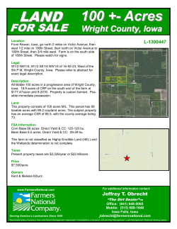 100 +- Acres - Farmers National Company