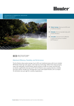 Eco Rotator Brochure