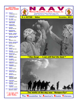 2016 2nd Quarter NEWSLETTER 1 - National Association of Atomic