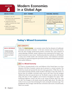 Modern Economies in a Global Age