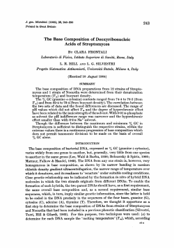 The Base Composition of Deoxyribonucleic Acids of