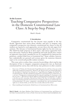 - Journal of Legal Education