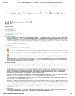 Josiah W. Leeds Scrapbooks, 18721907