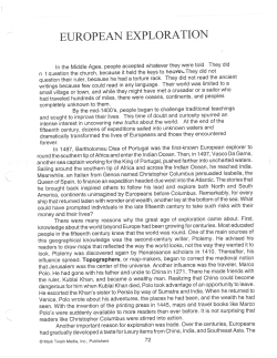 european exploration - WW-P K