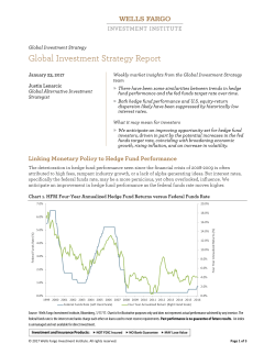 Linking Monetary Policy to Hedge Fund Performance