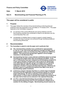 Finance and Policy Committee Date: 11 March 2015 Item 9