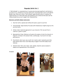Biography Bottle Part 1