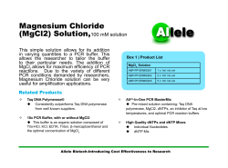 Magnesium Chloride (MgCl2) Solution,100 mM solution