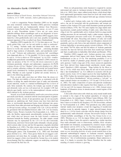 An Alternative Earth: COMMENT - Geological Society of America