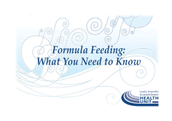 Formula Feeding: What You Need to Know