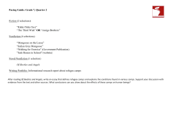 Pacing Guide: Grade 7, Quarter 2 Fiction (2 selections) &ldquo;Rikki