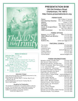 Presentation BVM - John Patrick Publishing Company