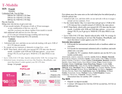 T-Mobile - Admission
