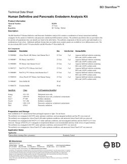 Human Definitive and Pancreatic Endoderm