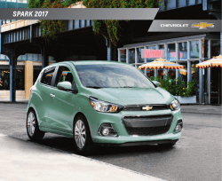 2017 Chevrolet Spark Catalog