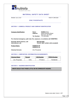 material safety data sheet