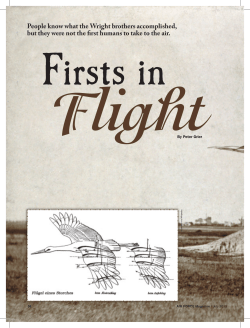 People know what the Wright brothers accomplished, but they were