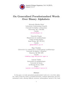 On Generalized Pseudostandard Words Over Binary Alphabets