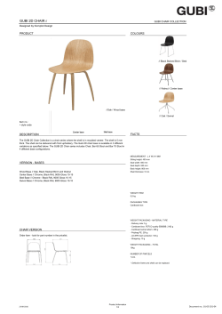 Data Sheet Gubi 5. 2D