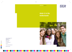 Make it in the Netherlands! - Sociaal