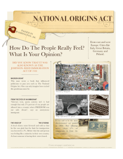 national origins act - americanstudieslaur