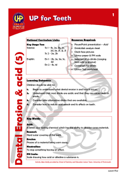 5 Dental Erosion and acid