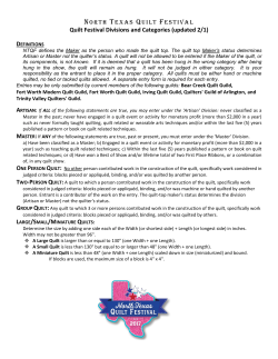 Information including requirements for entries.