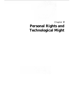 Personal Rights and Technological Might