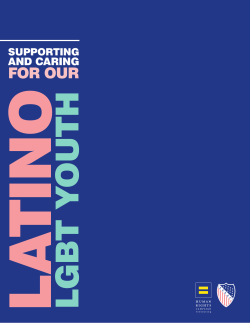 supporting and caring for our latino lgbt youth