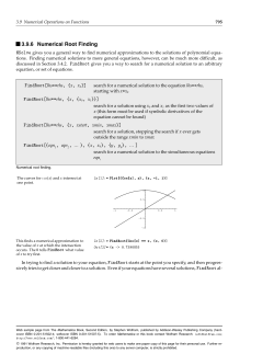 3.9.6 Numerical Root Finding
