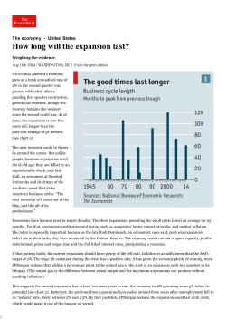 evaluating the length of the current US expansion