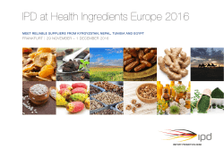 SIAL 2016 - Import Promotion Desk