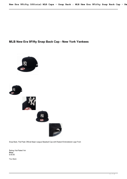 New Era 9Fifty Official MLB Caps