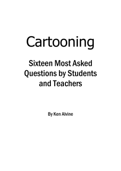 CARTOONING, Sixteen Most Asked Questions by - Toon-Ed