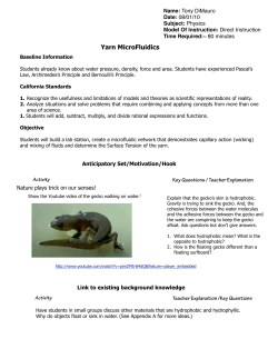 An Activity using Yarn - sdsu