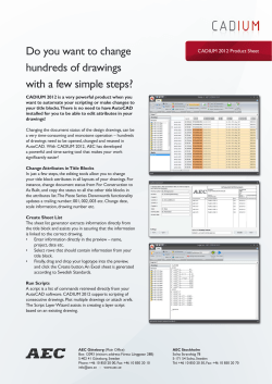 Do you want to change hundreds of drawings with a few simple steps?