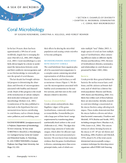 Coral Microbiology - The Oceanography Society