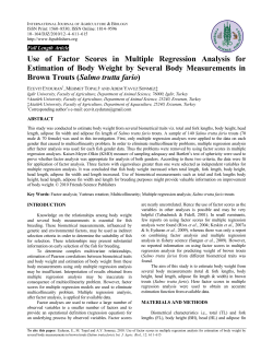 Use of Factor Scores in Multiple Regression Analysis for Estimation
