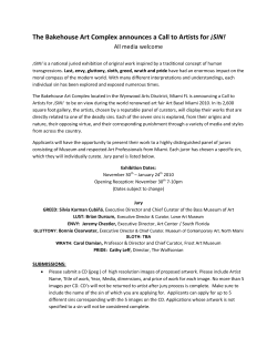 Call to Artists - Bay Area Art Grind