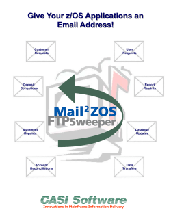 Give Your z/OS Applications an Email Address!