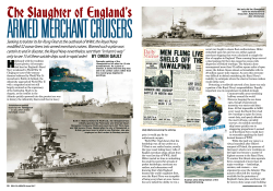slaughter of england`s armed merchant cruisers