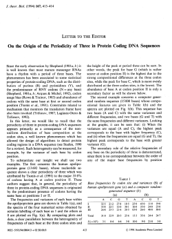 On the Origin of the Periodicity of Three in Protein Coding DNA
