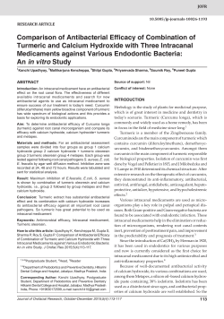 Comparison of Antibacterial Efficacy of