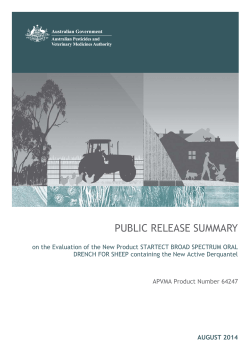 PDF 708 KB - Australian Pesticides and Veterinary Medicines