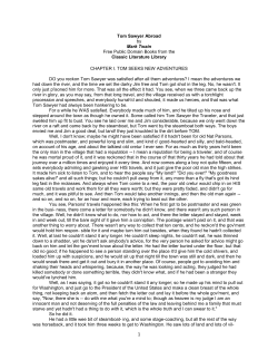 Tom Sawyer Abroad by Mark Twain Free Public Domain Books from