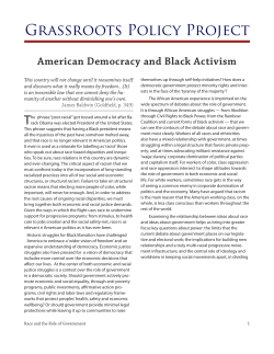 Grassroots Policy Project - Neighborhood Partnerships