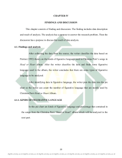 CHAPTER IV FINDINGS AND DISCUSSION This chapter