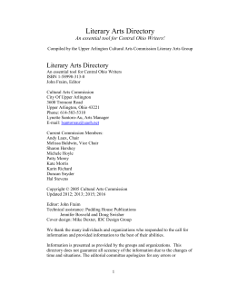 Literary Arts Directory