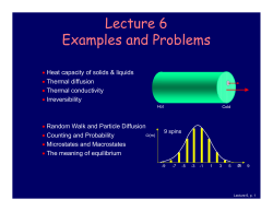 Lecture 6 Examples and Problems