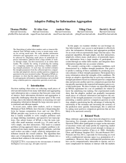 Adaptive Polling for Information Aggregation